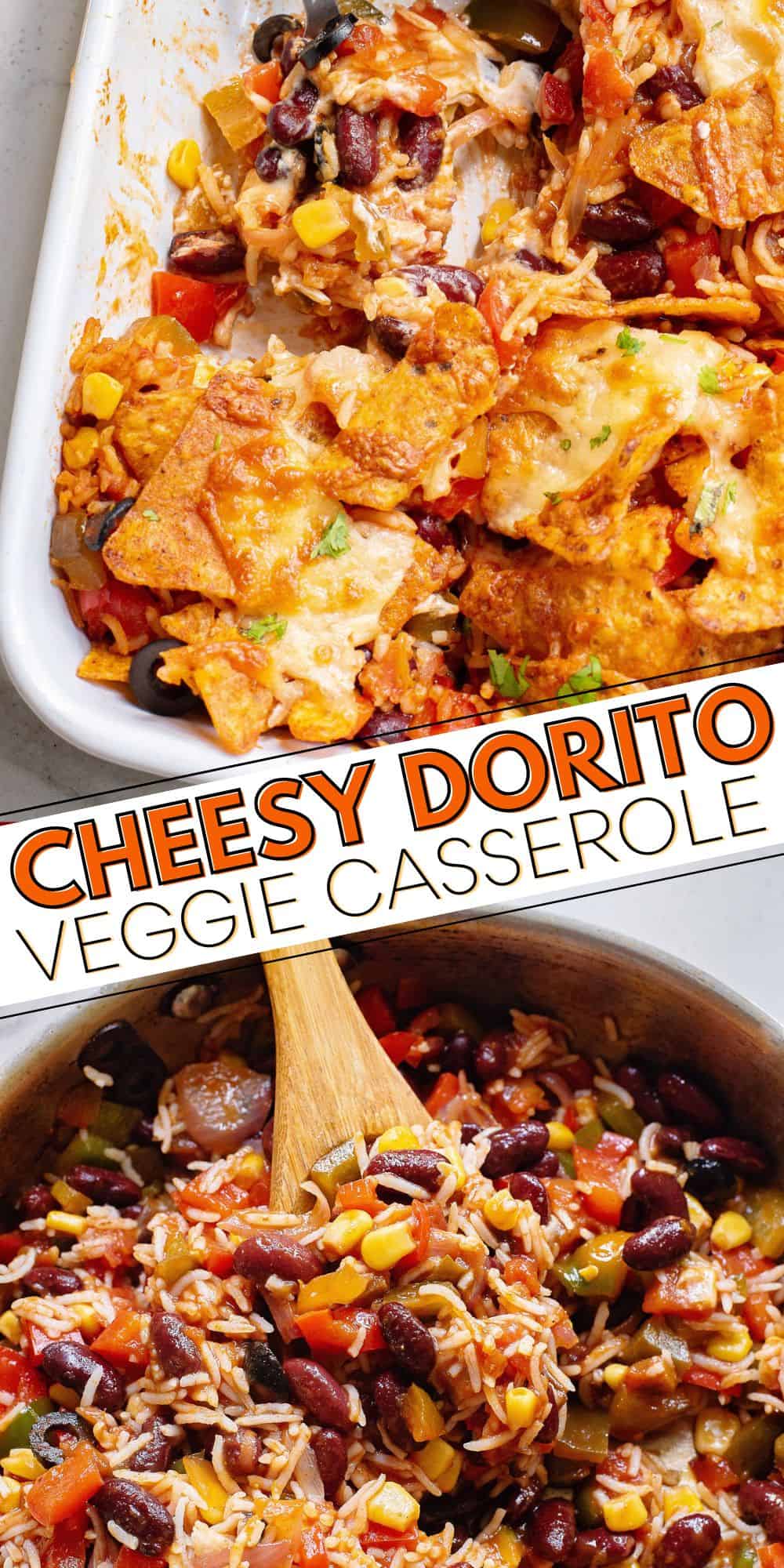 Cheesy Dorito Veggie Casserole
