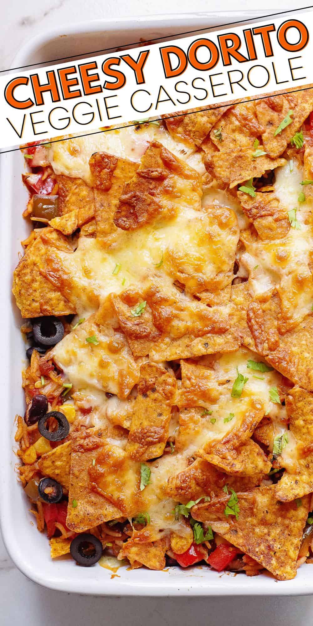 Cheesy Dorito Veggie Casserole