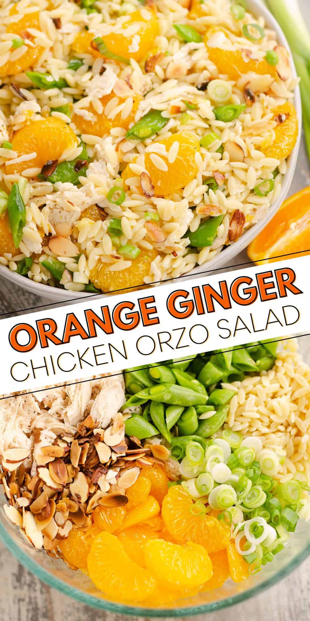Orange Ginger Chicken Pasta Salad