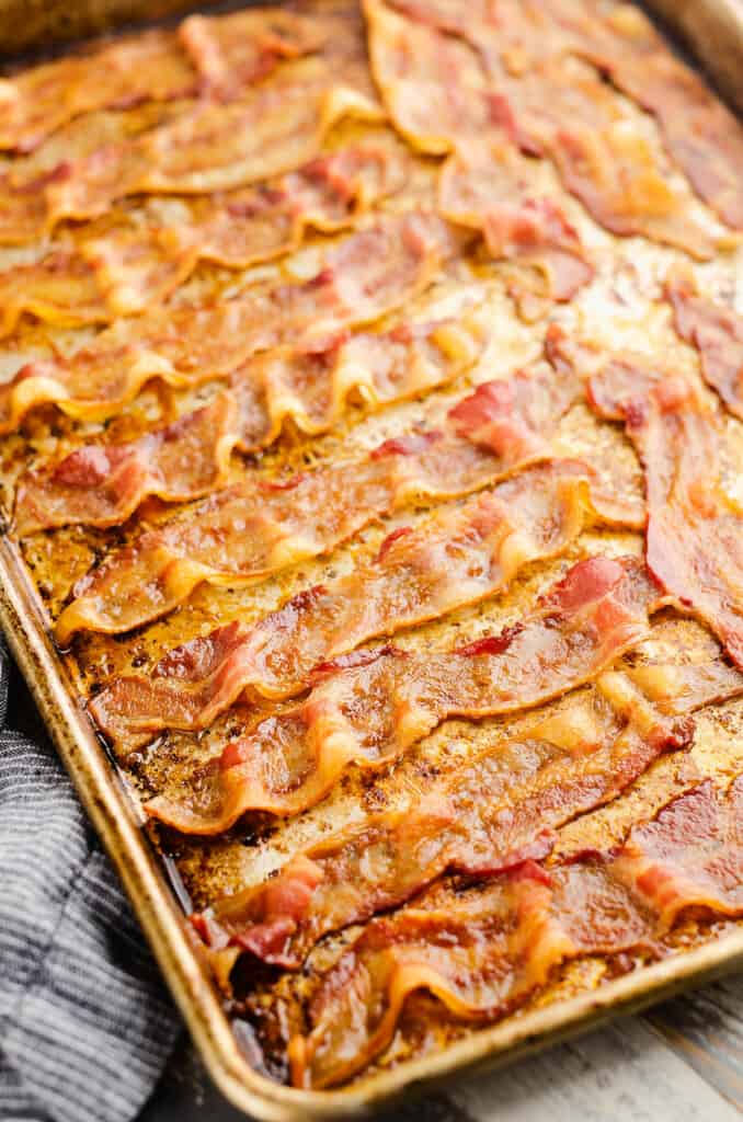 bacon baked on sheet pan