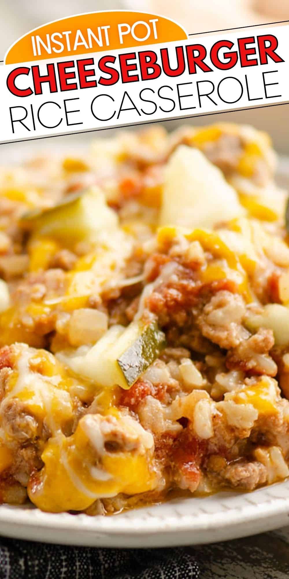 Instant Pot Cheeseburger Casserole