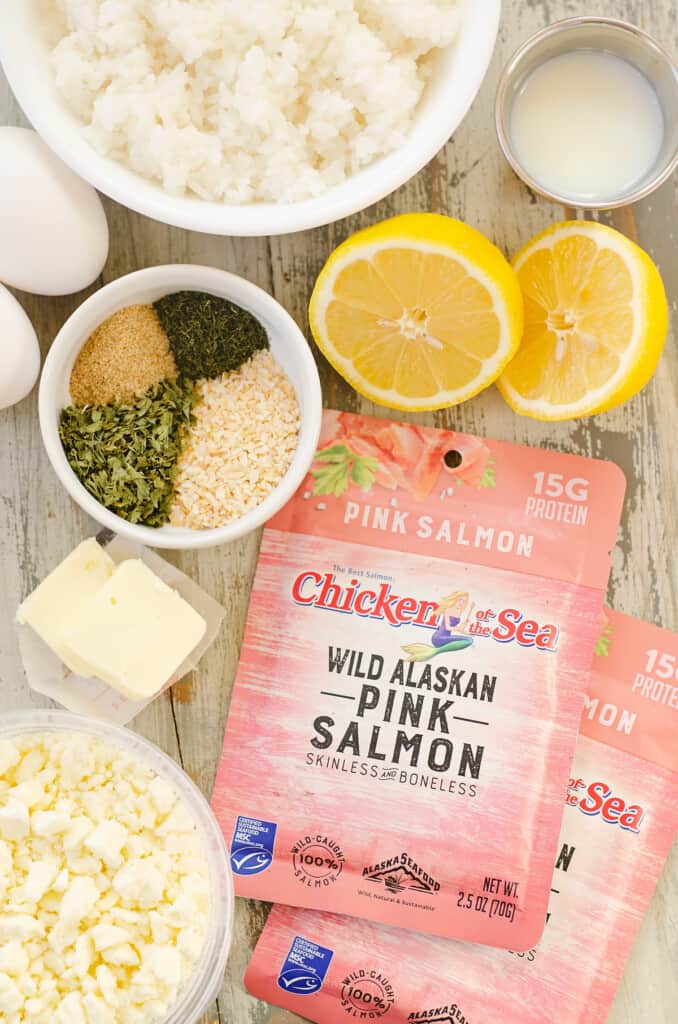 canned salmon recipe ingredients for rice muffins